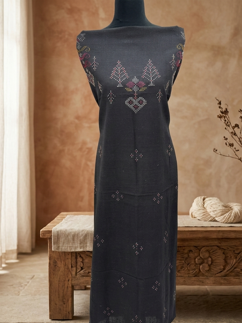 TANGALIYA COTTON HANDWOVEN KURTI (Copy)