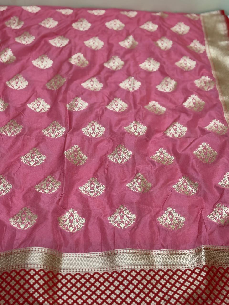 Cotton Silk Blend Banarsi Dupatta