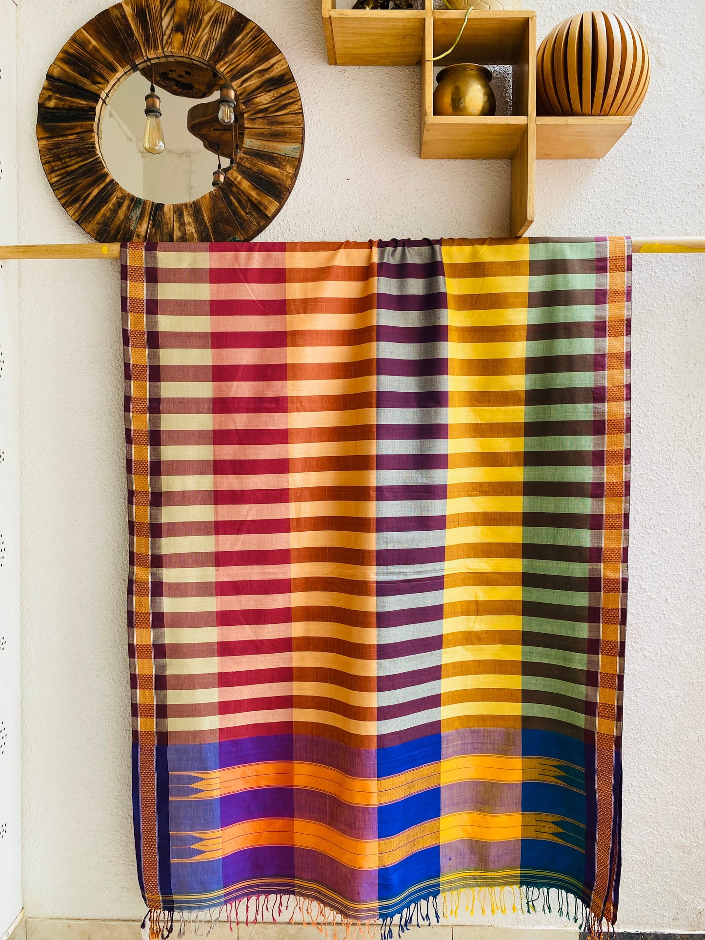 Ilkal Cotton Silk  Dupatta