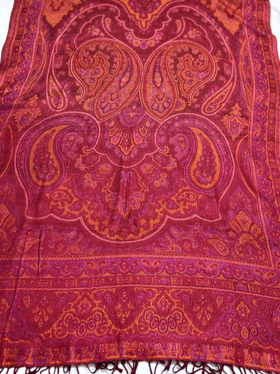 Kani silk jamawar weave stoles
