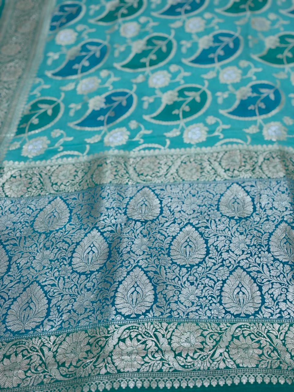 Pure Khaddi Georgette Dupatta