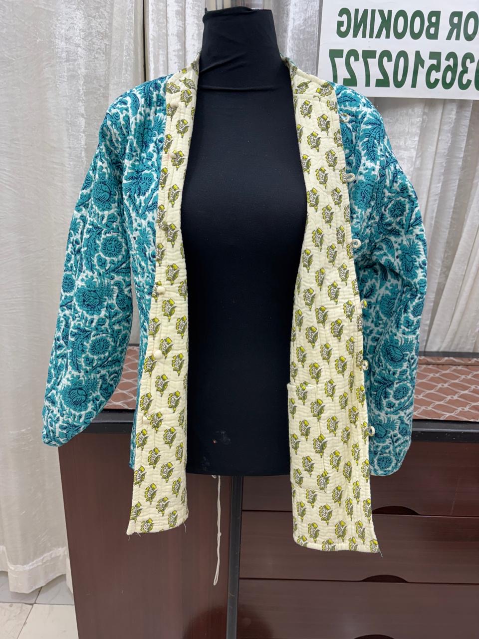 Jaipuri Reversible Quilted Cotton Jackets-11