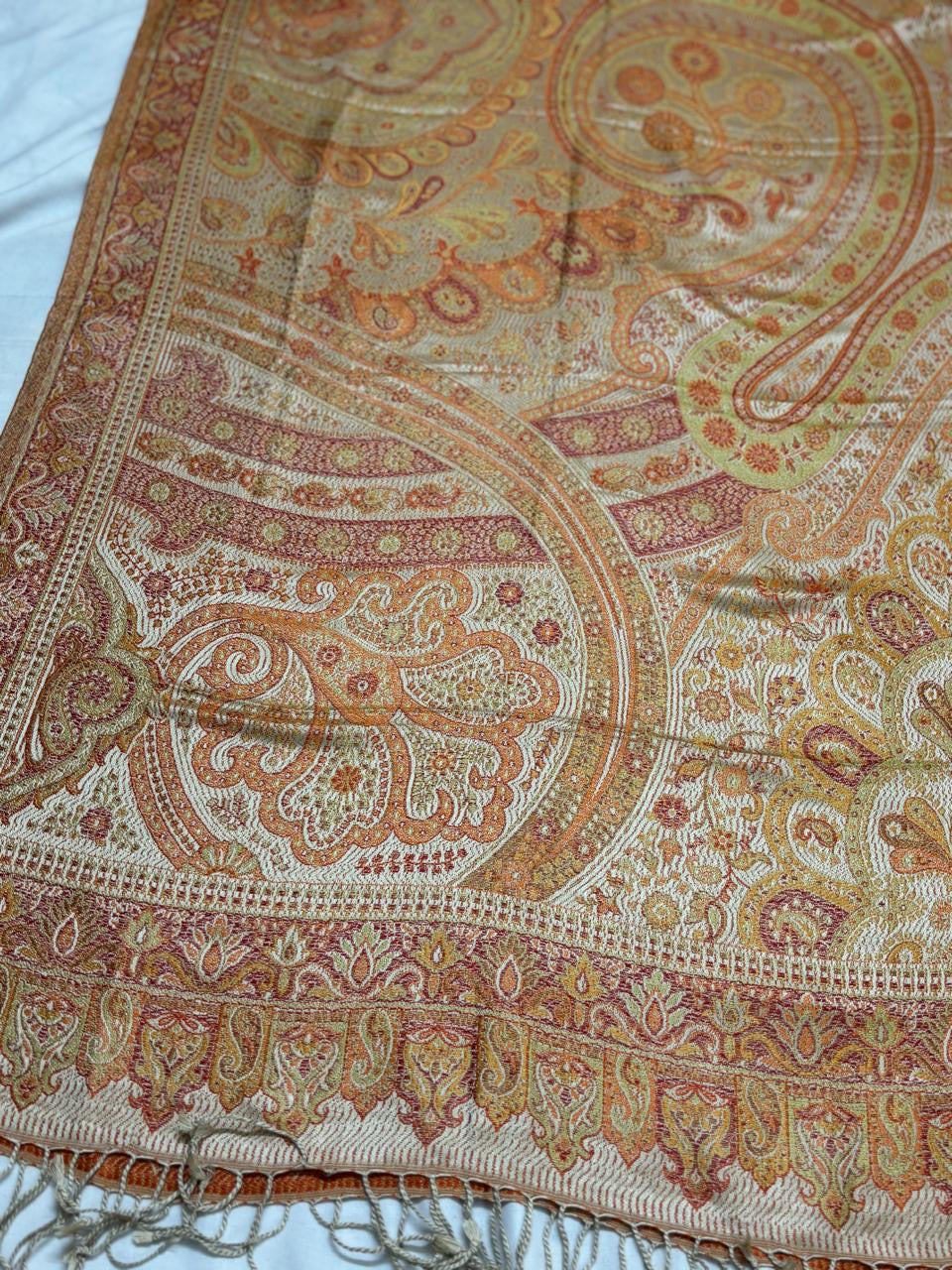 Kani silk jamawar weave stoles