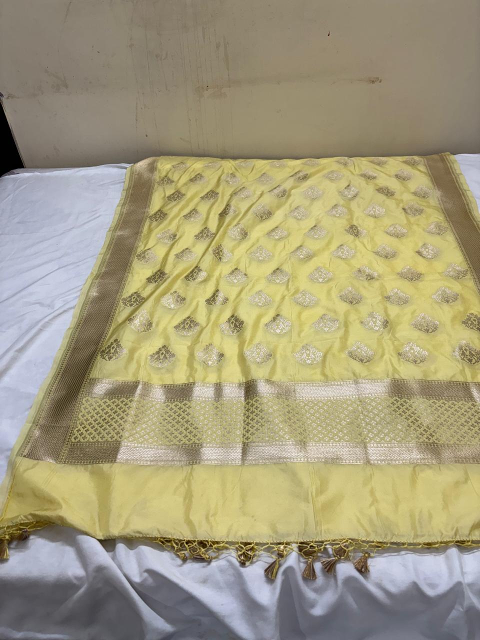Cotton Silk Blend Banarsi Dupatta