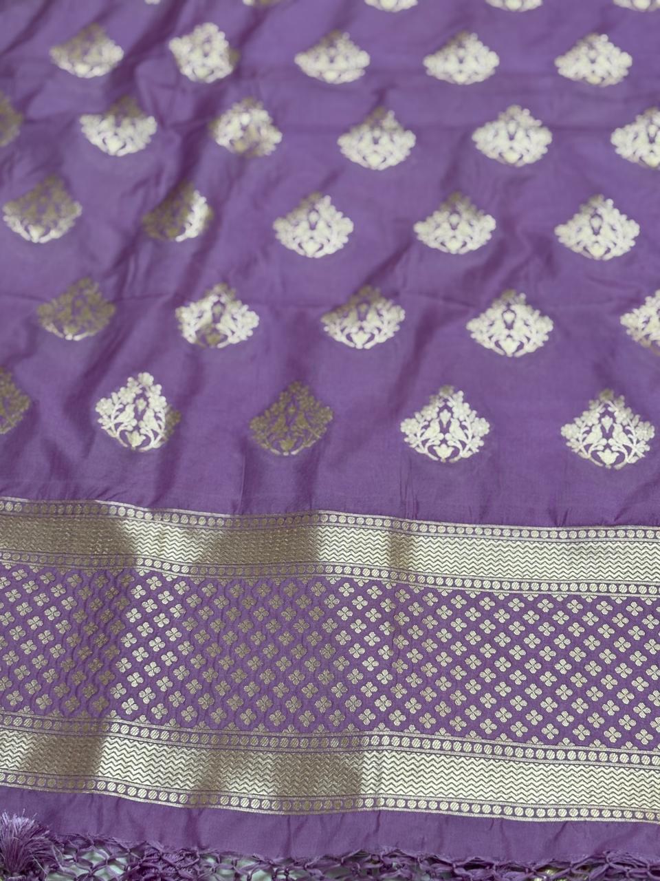 Cotton Silk Blend Banarsi Dupatta