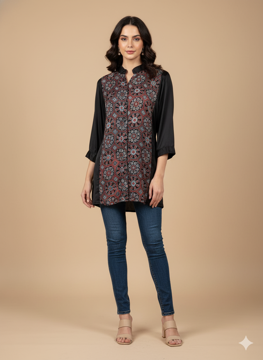 Ajrakh  Modal Shirt 06
