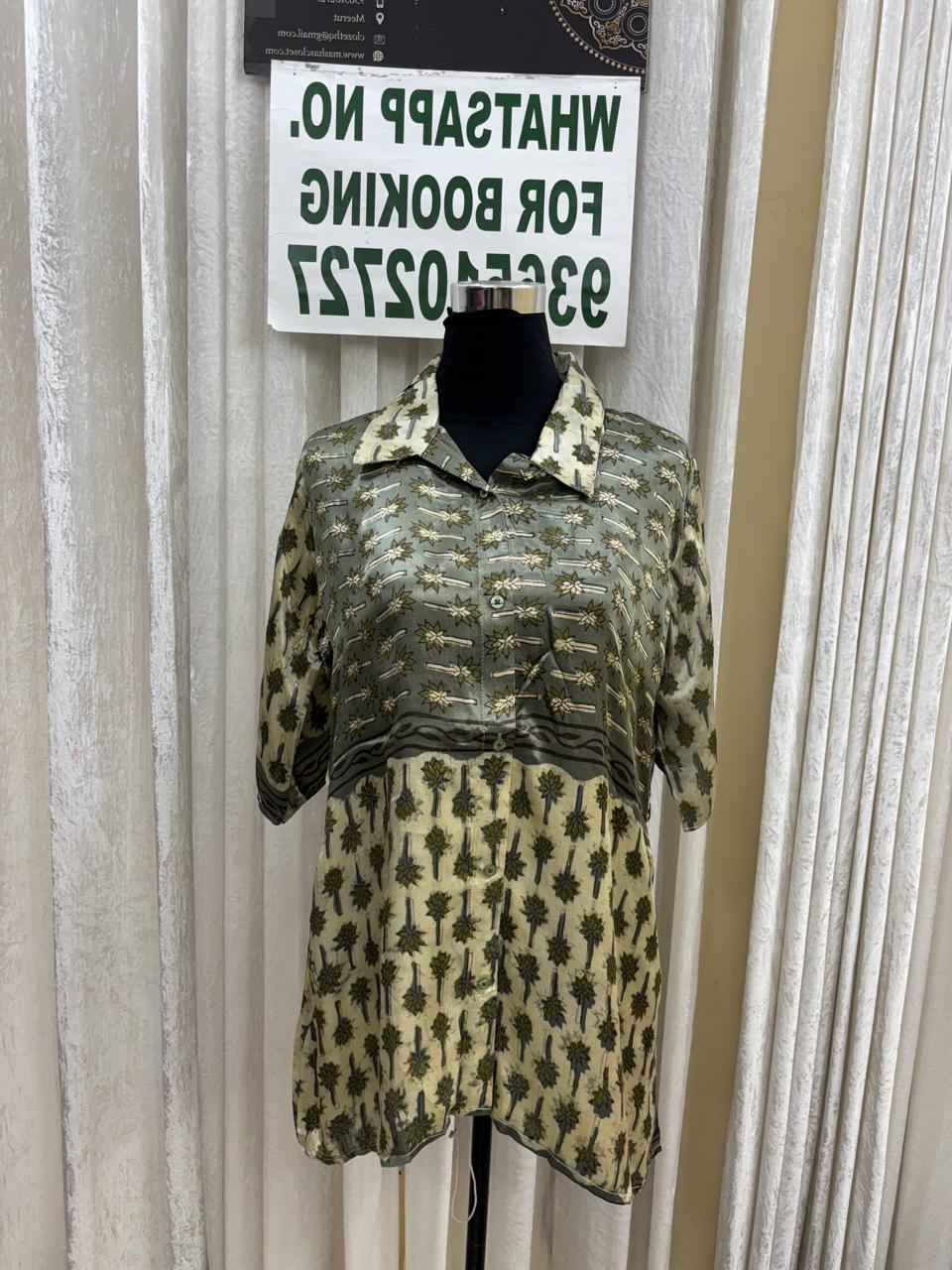 Ajrakh Dabu Modal Shirt 05