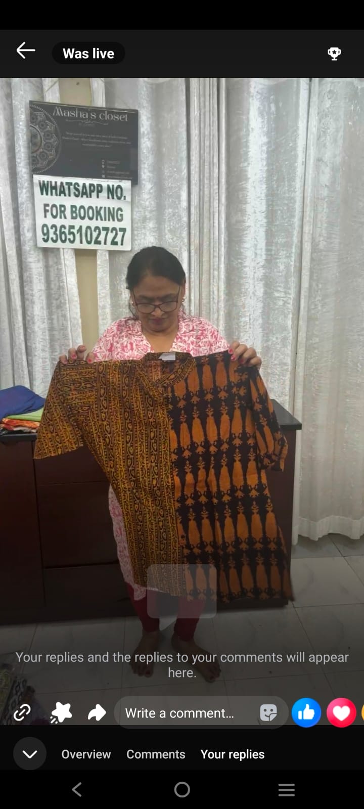 Pure cotton bagh shirt