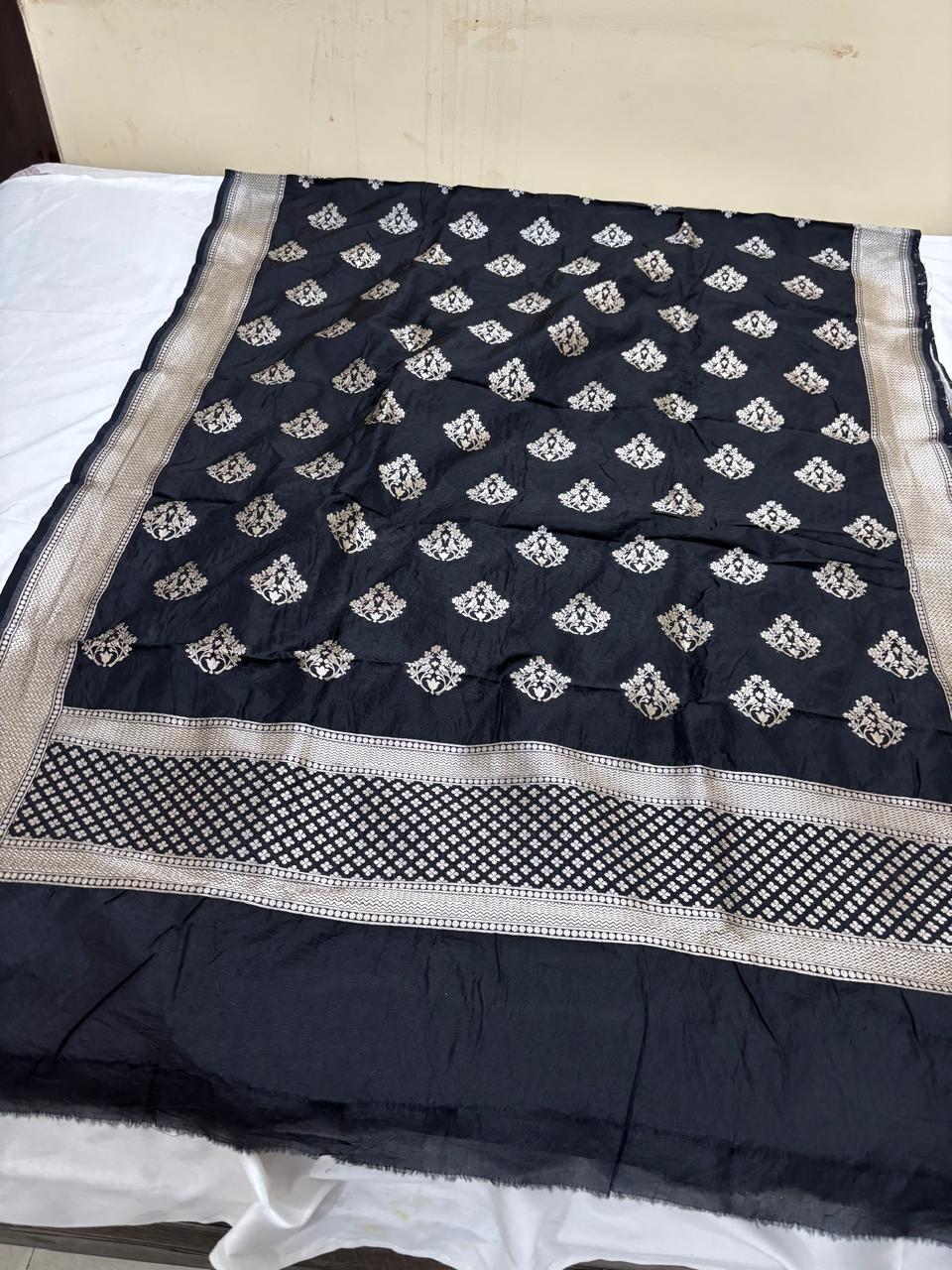 Cotton Silk Blend Banarsi Dupatta