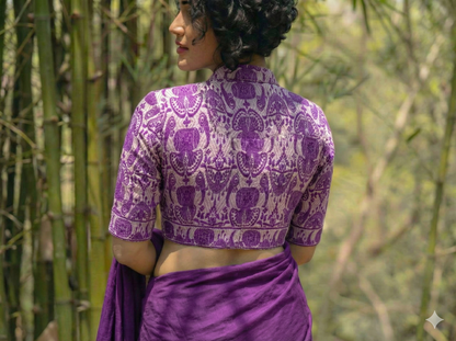 Asom’s pride Gamusa handloom cotton blouse