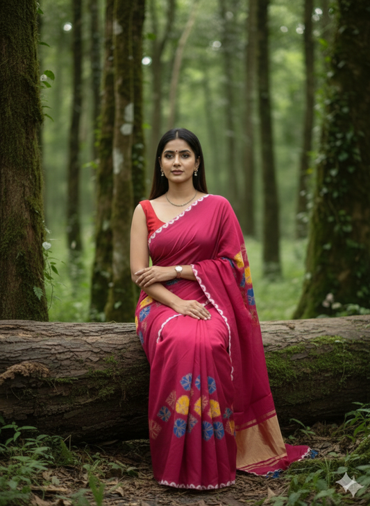Shibhori modal silk saree