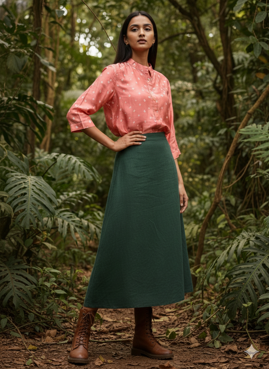 Kutchi Hand done Bandhani  Modal Shirt