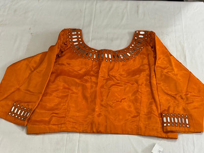 Mashru mirror work blouse
