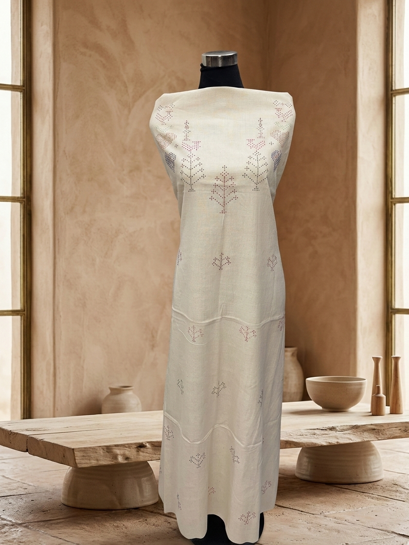 TANGALIYA KALA COTTON HANDWOVEN KURTI