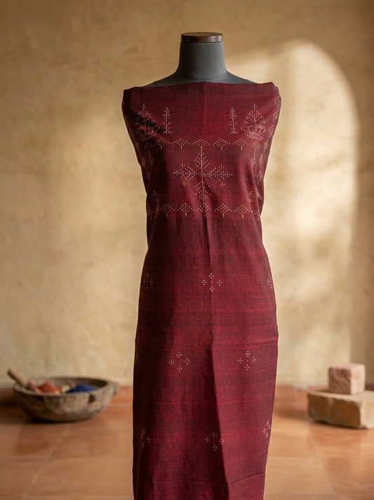 TANGALIYA KALA COTTON HANDWOVEN KURTI