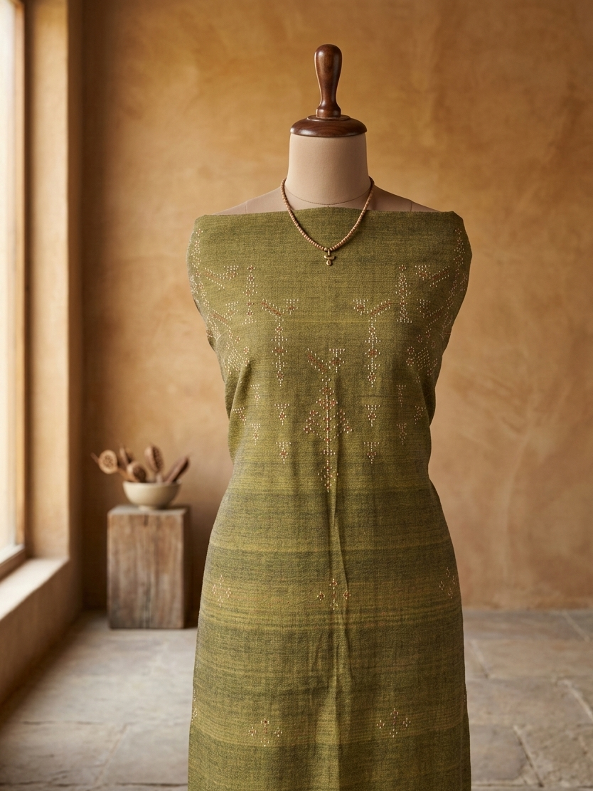 TANGALIYA KALA COTTON HANDWOVEN KURTI