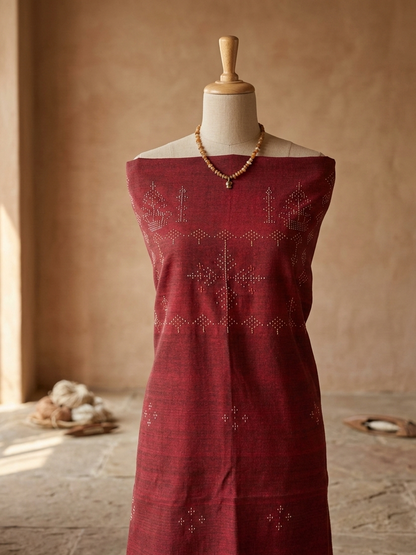 TANGALIYA KALA COTTON HANDWOVEN KURTI