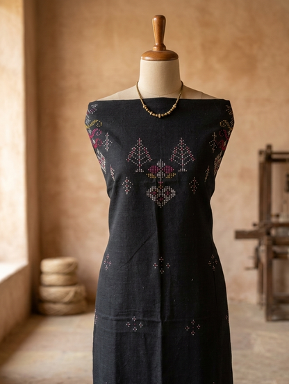 TANGALIYA KALA COTTON HANDWOVEN KURTI