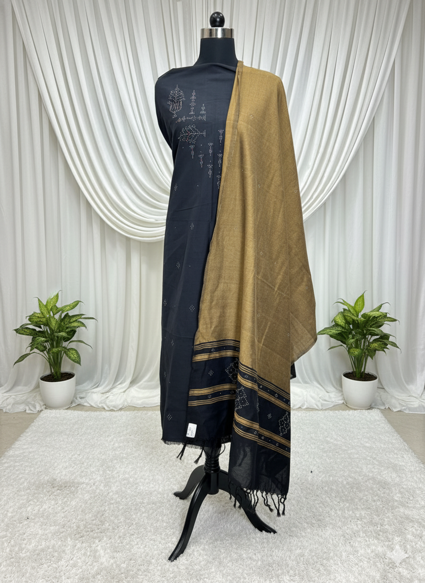 TANGALIYA COTTON HANDWOVEN SUIT 3 PIECE SET