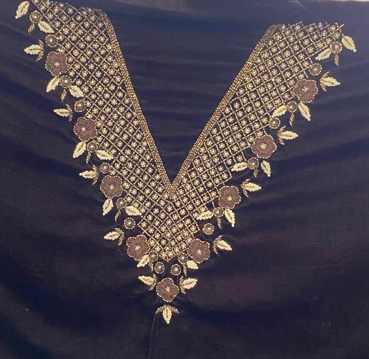 Coffee Brown Royal Khatli:velvet fabric