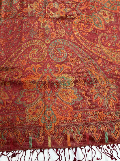 Kani silk Jamawar weave stoles