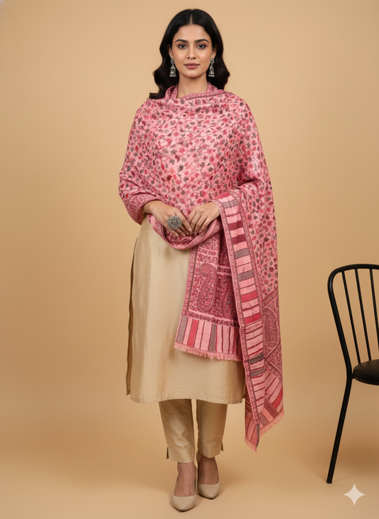 PURE KANI WEAVE WOOLLEN SHAWL