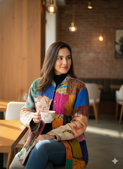 Jaipuri Reversible Quilted Cotton Jackets-02