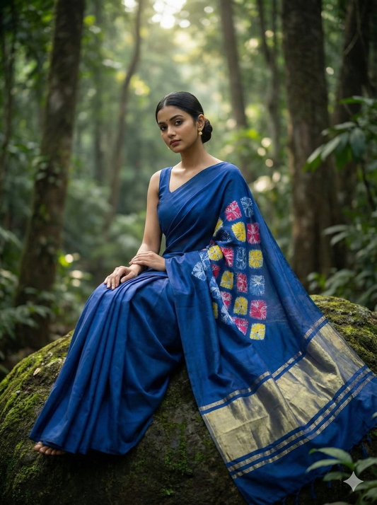 Shibhori modal silk saree