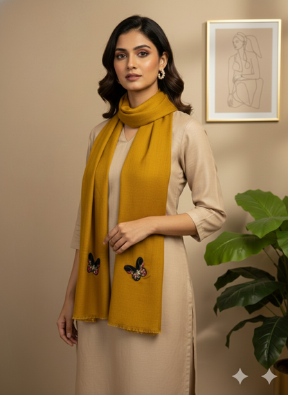 Kashmiri semi pashmina  stoles