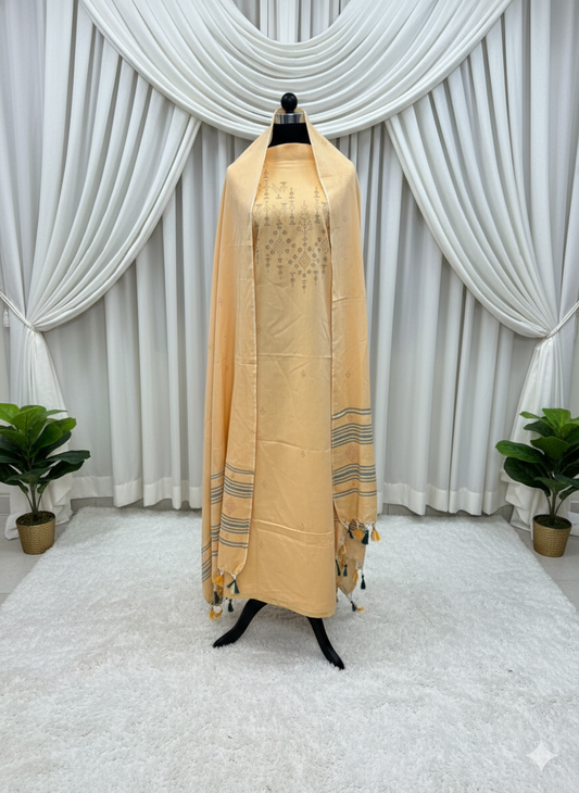 TANGALIYA COTTON HANDWOVEN SUIT 3 PIECE SET