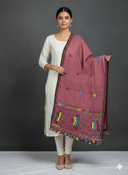 Khadi lambani dupatta