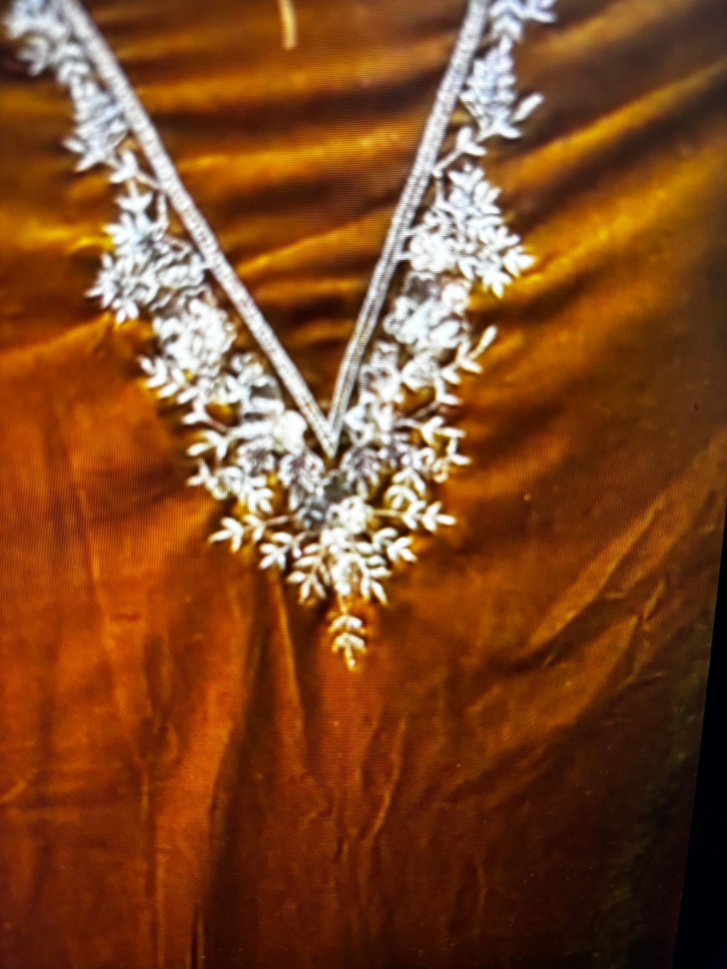 Velvet hand embroidered suits