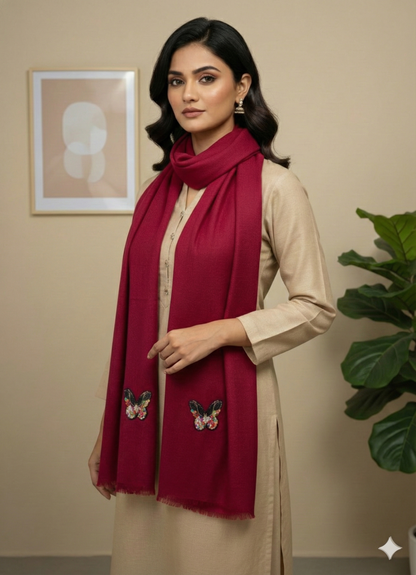 Kashmiri semi pashmina  stoles