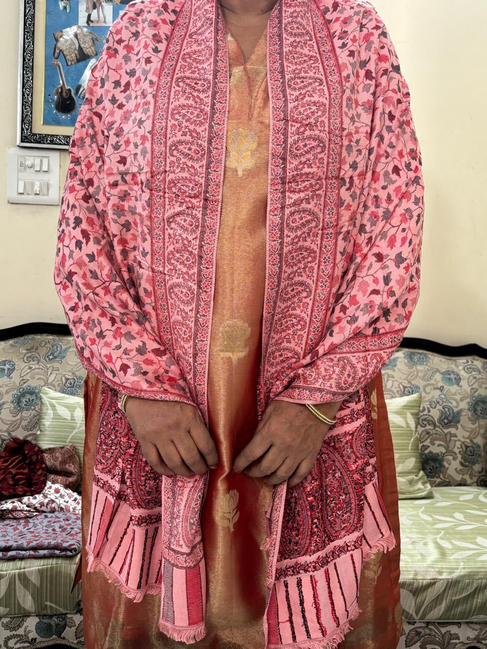 PURE KANI WEAVE WOOLLEN SHAWL