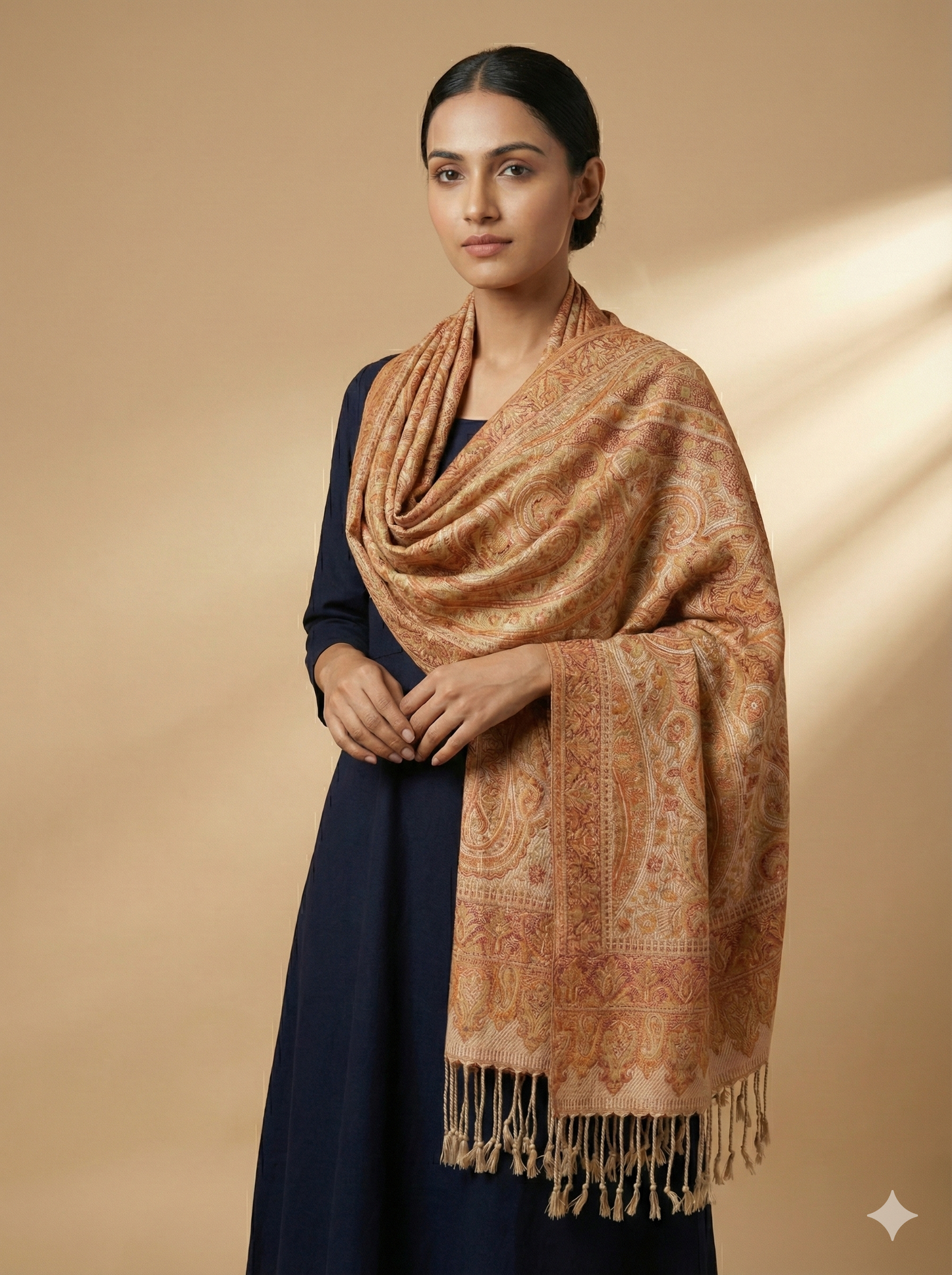 Kani silk jamawar weave stoles