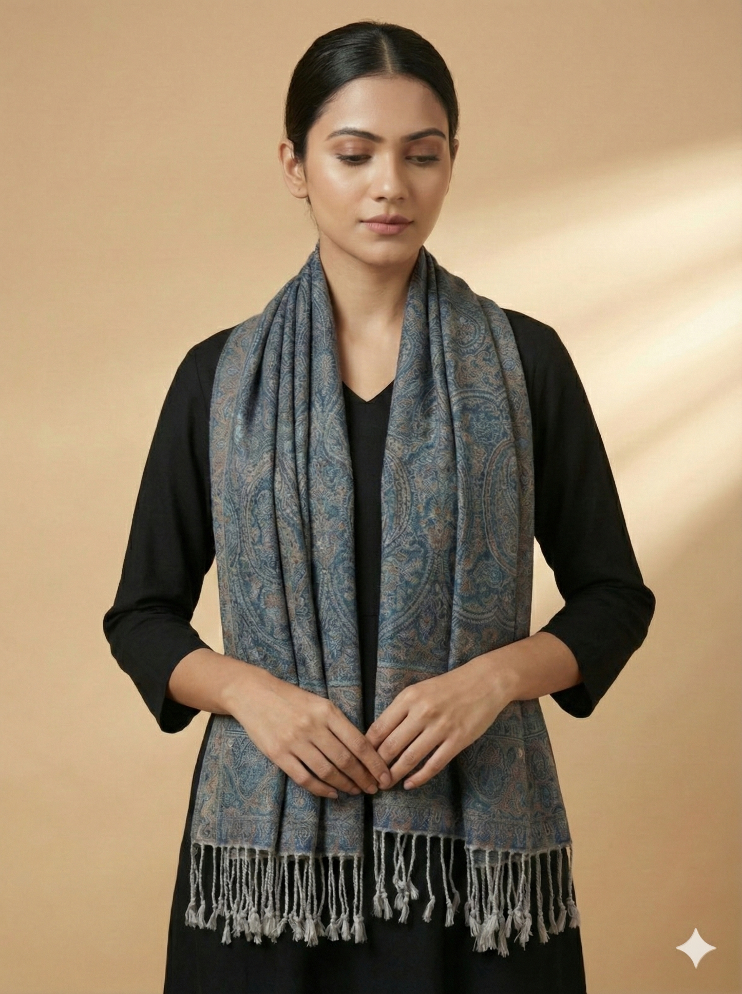 Kani silk jamawar weave stoles