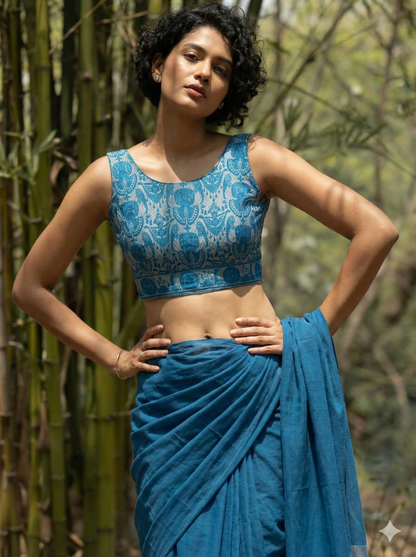 Asom’s pride Gamusa handloom cotton blouse