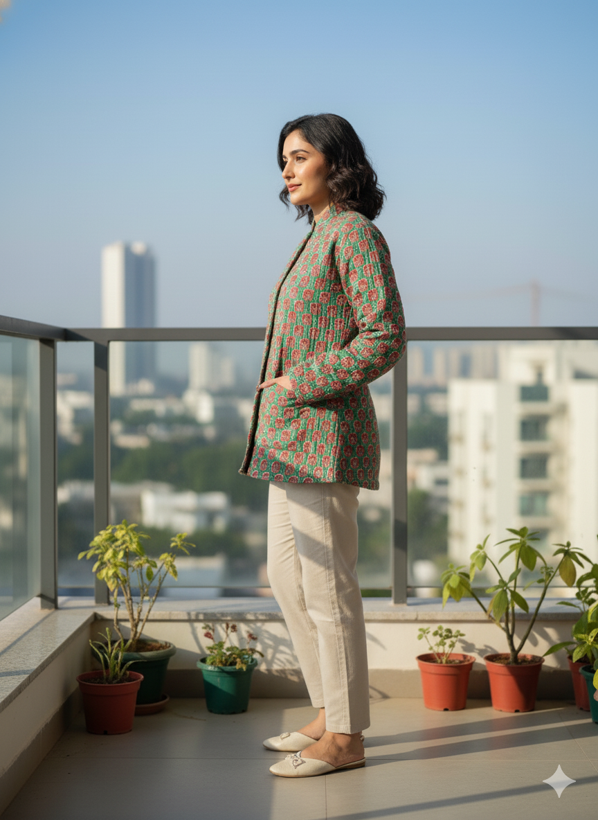 Jaipuri Reversible Quilted Cotton Jackets-05