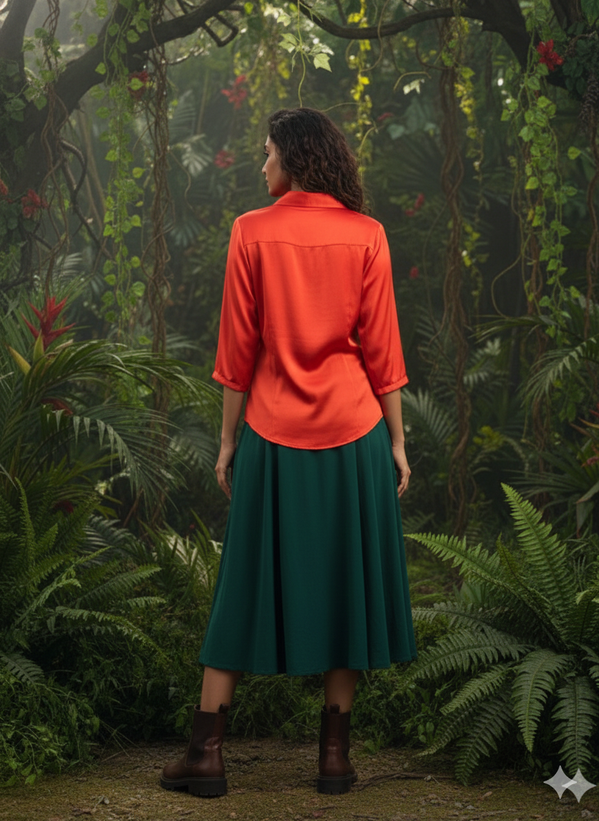 Kutchi Hand done Bandhani  Modal Shirt