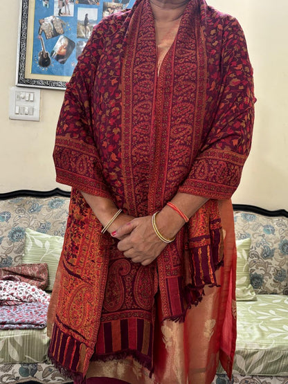 PURE KANI WEAVE WOOLLEN SHAWL