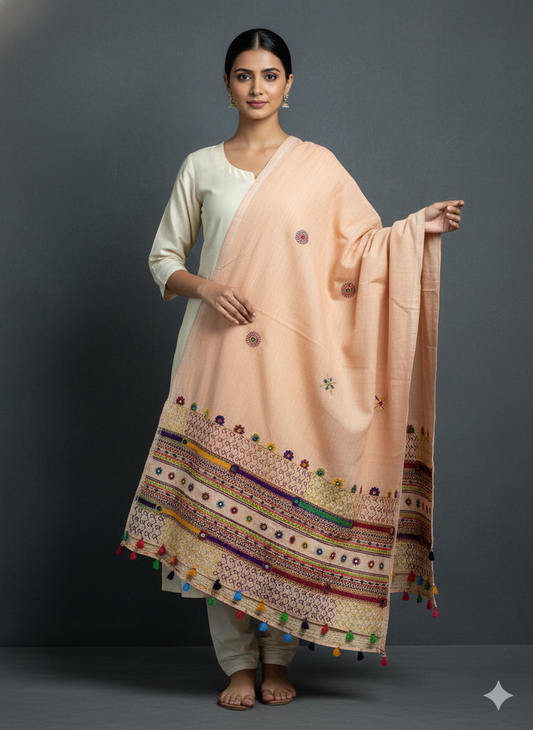 Khadi lambani dupatta