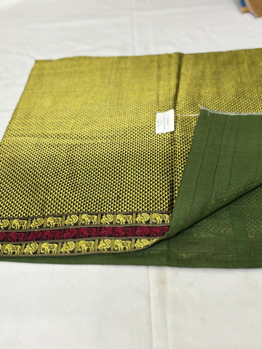 KHUN WEAVE COTTON SILK BLEND BLOUSE PIECE WITH LINING