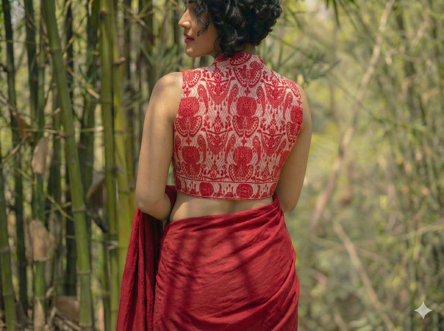 Asom’s pride Gamusa handloom cotton blouse