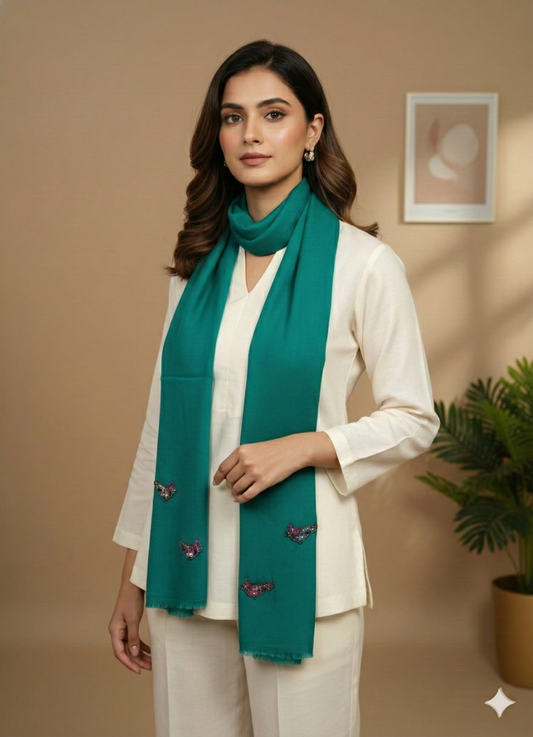 Kashmiri semi pashmina  stoles