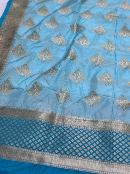 Cotton Silk Blend Banarsi Dupatta