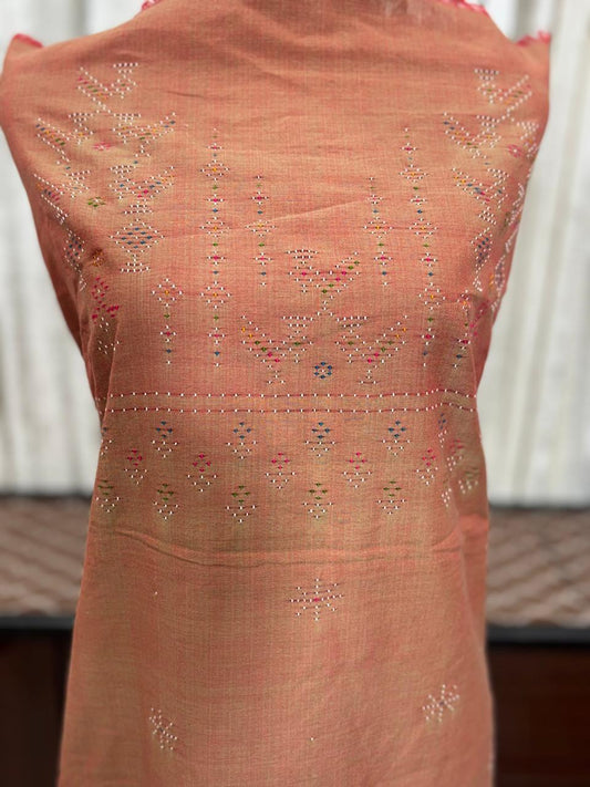 TANGALIYA COTTON HANDWOVEN KURTI fabric