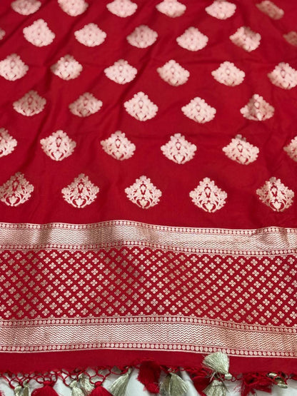Cotton Silk Blend Banarsi Dupatta