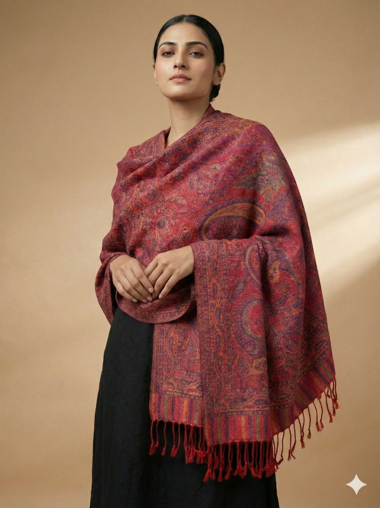 Kani silk jamawar weave stoles