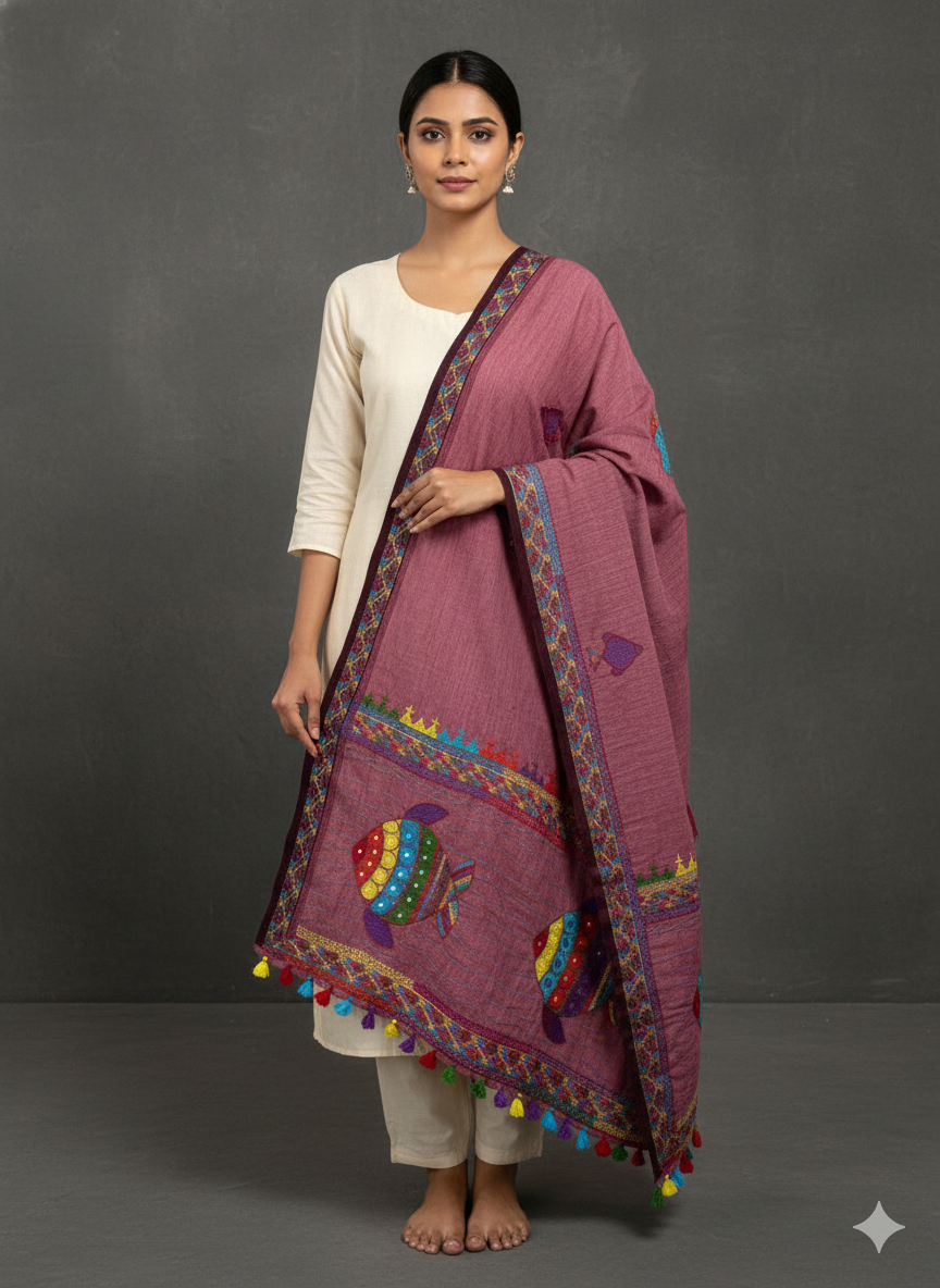 Khadi lambani dupatta