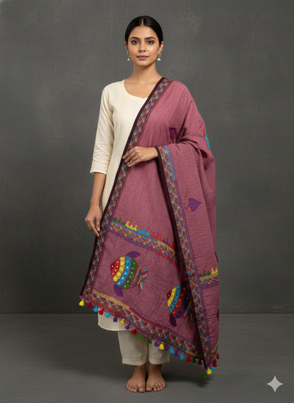 Khadi lambani dupatta